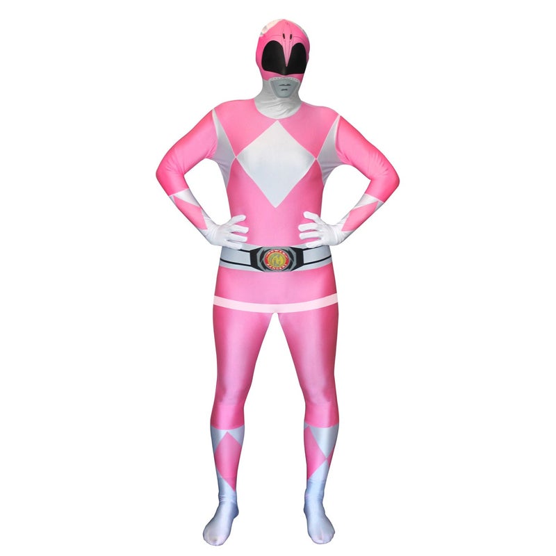 Morphsuits Official Pink Power Ranger Morphsuit Costume - Medium 4'7-5'2 (138cm - 158cm) - Image 2